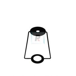 Lira hierro negro E14 de 120mm