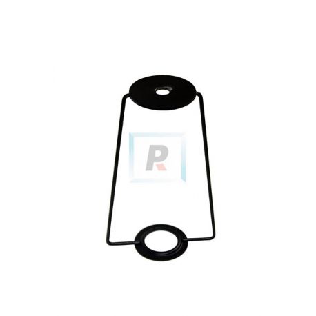 Lira hierro negro E14 de 150mm