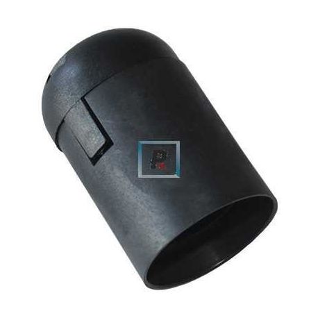 Portalamparas Liso termoplastico E-14 Negro