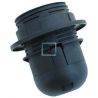 Portalamparas termoplastico media rosca E-14 Negro