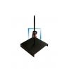 Pie de lampara negro de hierro de 280mm de alto