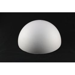 Molde Porexpan blanco media esfera Ø25cm