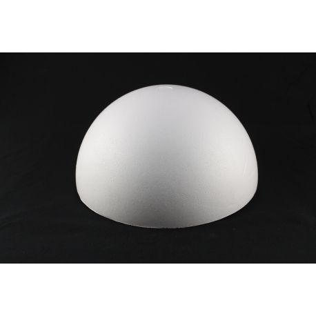 Molde Porexpan blanco media esfera Ø25cm