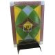 Stand hierro marrón para placa 210x130mm