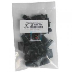 Sujetacable manguera redonda negro (pack 12 unidades)