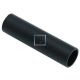 Tubo distanciador negro de 50mm