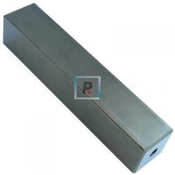 Square aged brass iron column 40x40x200mm