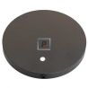 Round iron base 183mm 183x textured brown