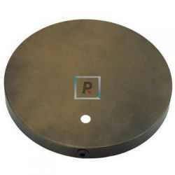 Base hierro redonda cuero de 183mm Øx18