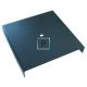 Base hierro cuadrada negro de 180x180x30