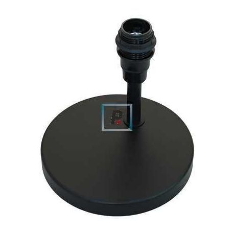 Pie de hierro negro punto de luz 120 Øx140 H