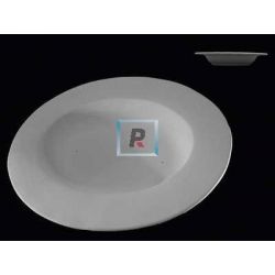Deep oval plate mold 42x34cm.