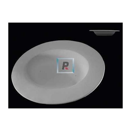 Deep oval plate mold 42x34cm.