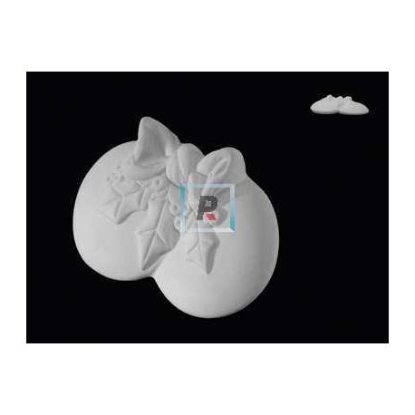 Molde forma decor. 10x6cm. Muerdago