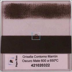 Grisalla Marron Oscuro Mate 100 gr.