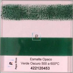 Esmalte Opaco Verde Oscuro 550ºC 100 gr.
