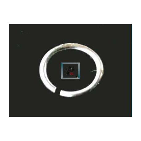 Anilla Plata de Ley 6mm - Hilo 0,9mm (Pack 24uds)