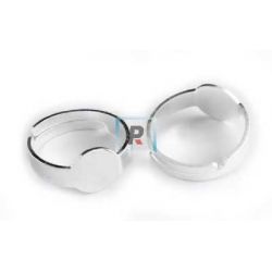 Base anillo ajustable metal 12mm (Pack 12uds)