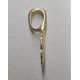 Base Colgante Plata chapado en Oro 18K 25x8mm (Pack 25uds)