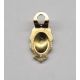 Base pendiente Plata chapado en Oro 18K 14x6mm(Pack 25uds)