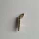 Base pendiente Plata chapado en Oro 18K 14x6mm(Pack 25uds)