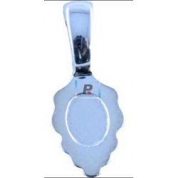 Colgante de plata 25x10mm