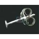 Base plata pendiente mini 3mm y presion (Pack 24uds)