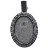 Horquilla Zamak Oval de 35x25mm (Pack 2uds)