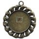 Base Colgante Redonda Zamak Bronce de 30mm (Pack 2uds)