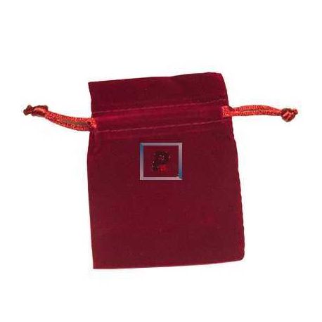 Small Velvet Bag, Red