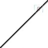 Round Rubber Thread 1,1mm. Black