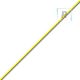 Round Rubber Thread 1,1mm. Yellow