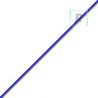Round Rubber Thread 1,1mm. Blue