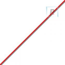 Cordón Vinilo 1.1x100m Rojo