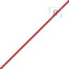 Round Rubber Thread 1,1mm. Red
