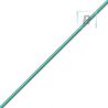 Round Rubber Thread 1,1mm.Turquoise