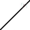 Round Rubber Thread 2mm. Black