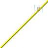 Round Rubber Thread 2mm. Yellow