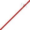 Round Rubber Thread 2mm. Red