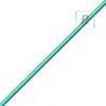 Round Rubber Thread 2mm. Turquoise