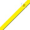 Flat Rubber Thread 10x2 mm. Yellow