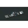 Steel terminal 10x1.5mm Bright
