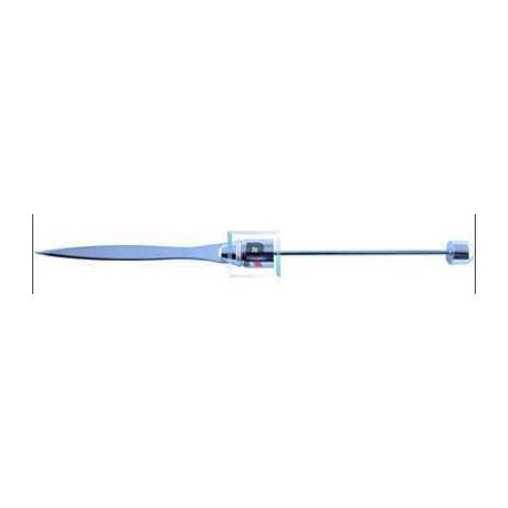 Bright silver letter opener