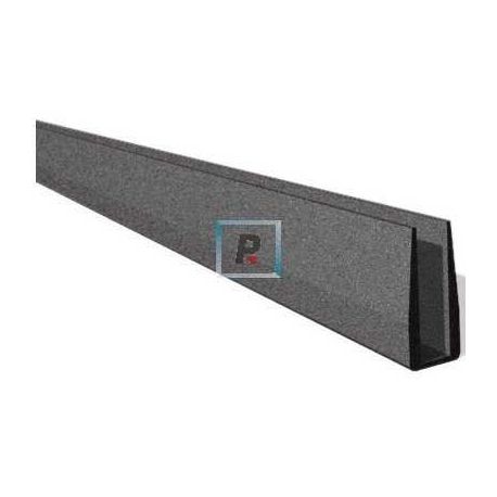 Guarnicion de Goma para Vidrio 16mm de 3m