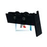 Rueda doble vitrina Nylon negro