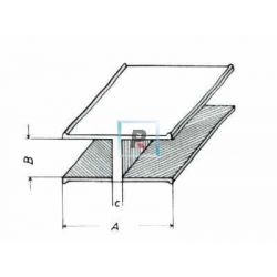 Plomo Plano H-53 de 8x4.5mm 20m/l