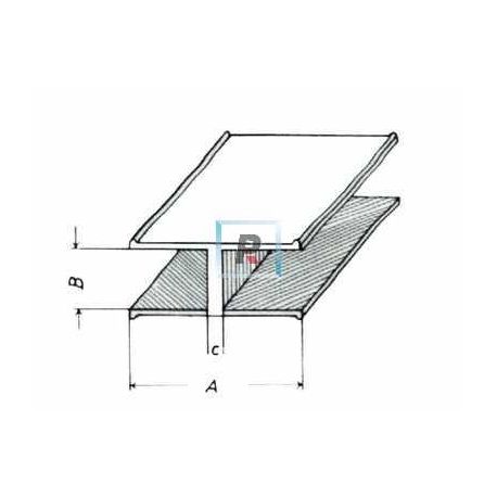 Lead flat J&B H-53, 50kg. 6x4,5mm.