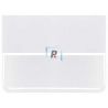 Bullseye Opalescente Encaje Blanco 0143 de 2mm 51x43cm