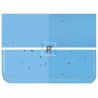 1116 Turquoise Blue Transparent 2mm 51x43cm
