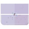 Bullseye Transparente Neo-Lavanda 1442 de 2mm 51x43cm
